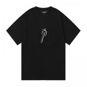 Black Men's Trapstar Anime Key T Logo T Shirts USA | JX75-676