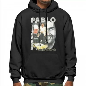 Black Men's Trapstar Black Pablo Hoodie USA | PT39-282