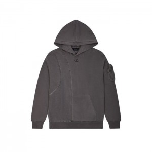 Black Men's Trapstar Construct Hyperdrive Hoodie USA | UJ88-024