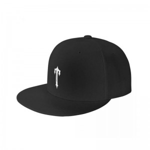 Black Men's Trapstar Custom Baseball Hats USA | OH09-831