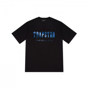 Black Men's Trapstar Decoded Tee T Shirts USA | UA23-849