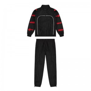 Black Men's Trapstar Irongate 2.0 Jacket Shellsuit Tracksuit USA | BX64-913