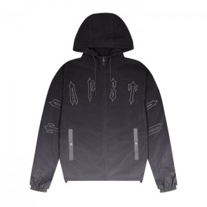 Black Men's Trapstar Irongate Windbreaker Outerwear USA | TX74-627