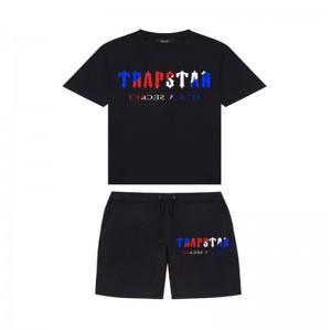 Black Men's Trapstar It's A Secret Set Shorts USA | QQ33-431