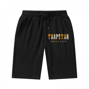 Black Men's Trapstar It's A Secret Shorts USA | AW79-562