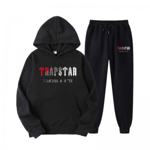 Black Men's Trapstar It's Secret Tracksuit USA | AO50-184