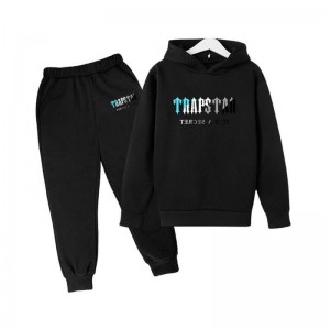 Black Men's Trapstar It's a Funny Shining Tracksuit USA | HC74-571