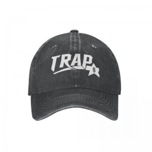 Black Men's Trapstar Jacket Baseball Cap Hats USA | CG35-001