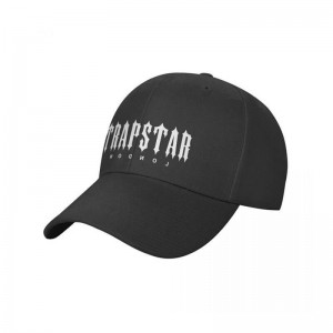 Black Men's Trapstar London Baseball Caps Hats USA | RN30-678