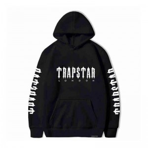 Black Men's Trapstar London Galaxy City Hoodie USA | CY11-541