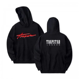 Black Men's Trapstar London Logo Hoodie USA | LA16-046