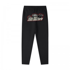 Black Men's Trapstar Shooter Track Pants USA | BP28-377