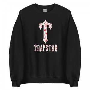 Black Men's Trapstar T-For Sweatshirts USA | FW87-004