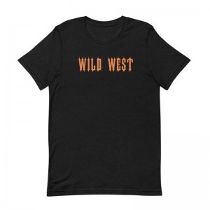 Black Men's Trapstar Wild West T Shirts USA | HZ23-235