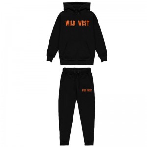 Black Men's Trapstar Wild West Tracksuit USA | UA71-811