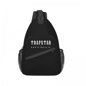 Black Men's Trapstar X Hitman Bags USA | UB59-388