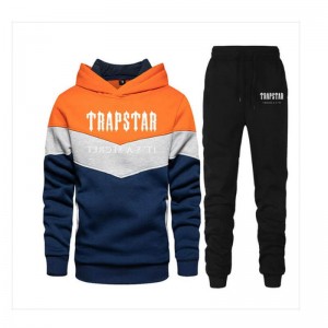 Blue Men's Trapstar Jogging Suit Logo Tracksuit USA | AH36-003