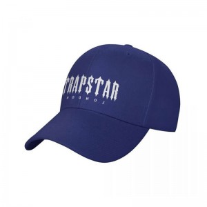 Blue Men's Trapstar London Baseball Caps Hats USA | RZ43-906