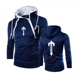 Blue Men's Trapstar Zip Up Hoodie USA | DY89-680