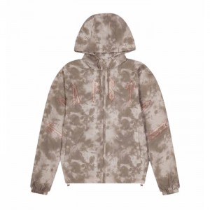 Coffee Men's Trapstar Pigment Irongate Windbreaker Outerwear USA | NS36-859