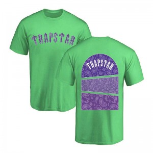 Green Men's Trapstar Football Top T Shirts USA | SE35-424