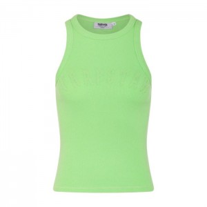 Green Women's Trapstar Irongate Vest Top USA | EV27-957