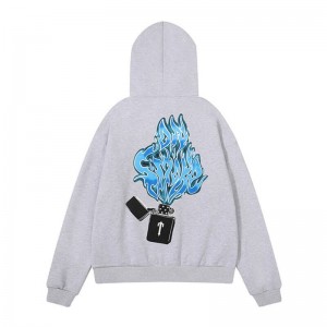 Grey Men's Trapstar Dave X Candy Hoodie USA | WQ72-208