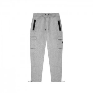 Grey Men's Trapstar Irongate T Trap Fleece Bottoms Pants USA | KV57-601