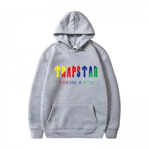 Grey Men's Trapstar It’s A Secret Hoodie USA | UM75-883