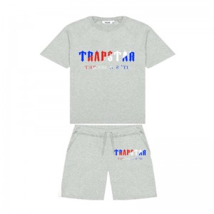 Grey Men's Trapstar It's A Secret Set Shorts USA | KZ39-475