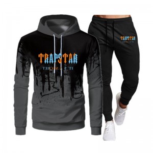 Grey Men's Trapstar It's a Secret Printed Logo Tracksuit USA | EJ33-474