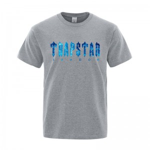 Grey Men's Trapstar London Chenille Tee T Shirts USA | ZY87-070