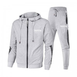 Grey Men's Trapstar Sportswear Tracksuit USA | WX40-524