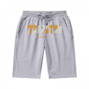 Grey Men's Trapstar Winter Causal It's a Secret Shorts USA | FI81-411