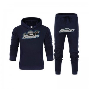 NavyBlue Men's Trapstar London Shooters Funny Tracksuit USA | AP00-464