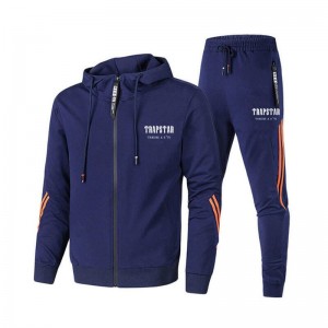 NavyBlue Men's Trapstar Sportswear Tracksuit USA | CI15-951