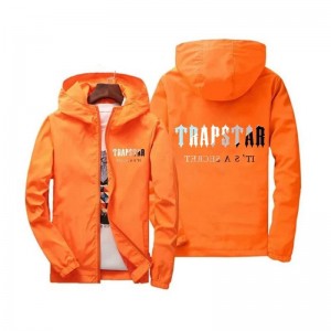 Orange Men's Trapstar It's A Secret Hoodie USA | HG53-070