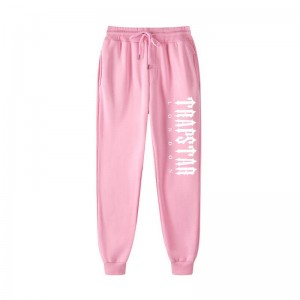 Pink Men's Trapstar Fleece London Shining Pants USA | ZH66-723