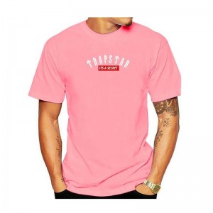 Pink Men's Trapstar London Co-Branded Short Sleeve T Shirts USA | VT22-407