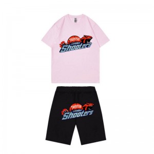 Pink Men's Trapstar London Shooter Sets Shorts USA | GZ51-461