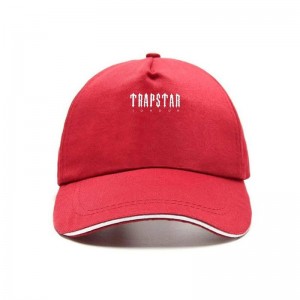 Red Men's Trapstar Buckets Hats USA | FU40-575