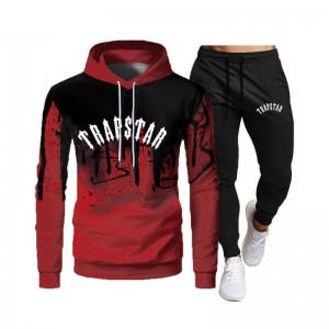 Red Men's Trapstar It's a Secret Streetwear Tracksuit USA | KY88-427