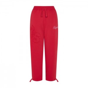 Red Women's Trapstar TS-Star Drawcord Hem Joggers USA | MU20-180