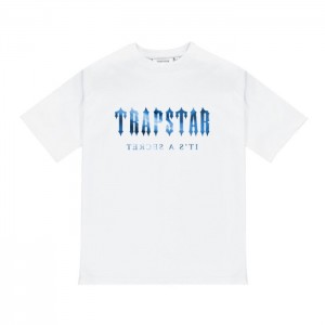 White Men's Trapstar Decoded Tee T Shirts USA | KC66-026