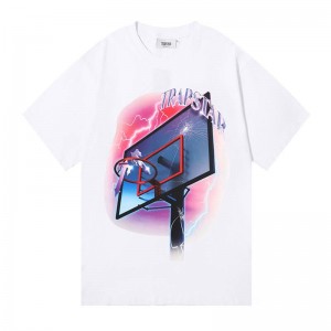 White Men's Trapstar Lightning Basketball T Shirts USA | AZ23-083