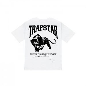 White Men's Trapstar Panthera Tee T Shirts USA | ZK89-891