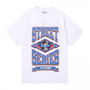 White Men's Trapstar Rainbow Street Series Tee T Shirts USA | PU45-919