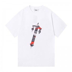 White Men's Trapstar Tora T-Logo Dave X T Shirts USA | JA45-838