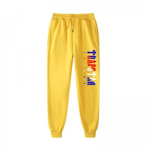 Yellow Men's Trapstar Fleece London Shining Pants USA | NW08-121