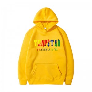 Yellow Men's Trapstar It’s A Secret Hoodie USA | SW67-400